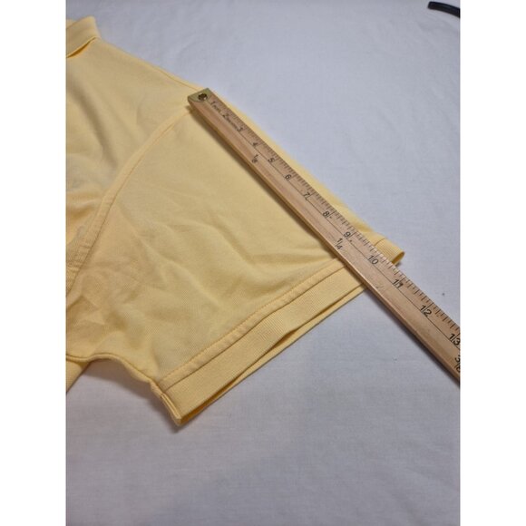 Roundtree & Yorke Gold Label Polo Shirt Men's Size XXL Yellow Pima Cotton NWT 54 - Picture 9 of 10
